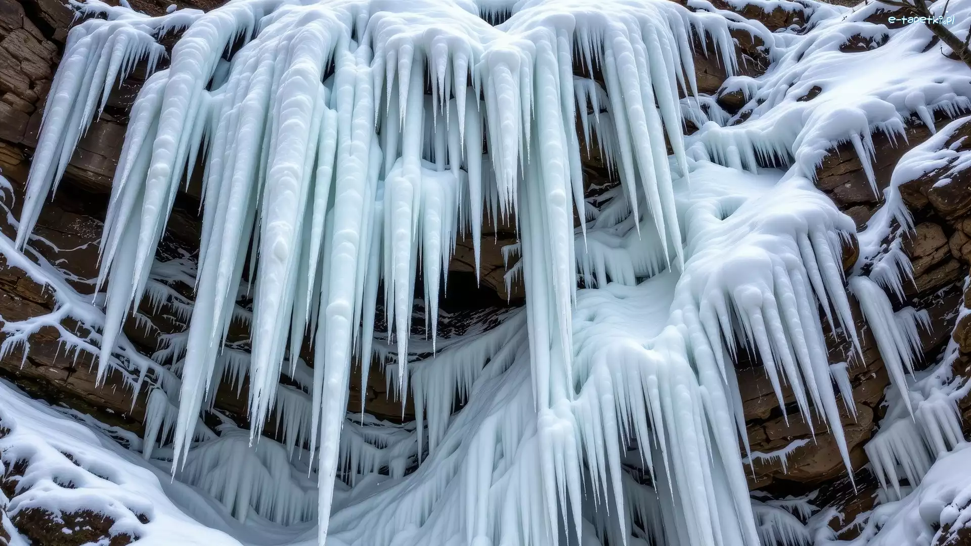 Sople, Zima, Lodu, Skały