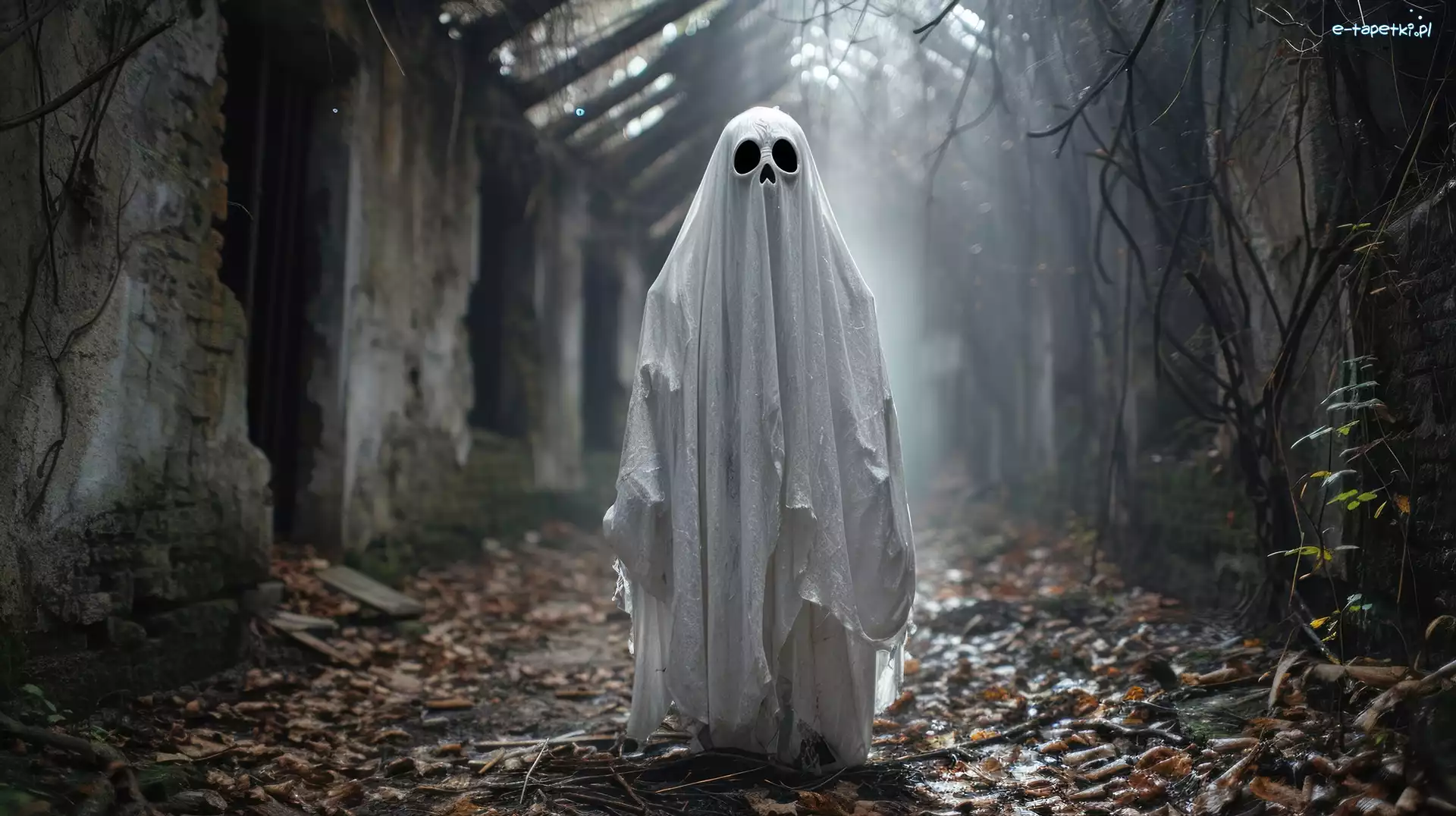 Duch, Grafika AI, Kostium, Halloween