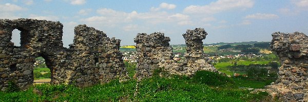 Kurzętnik, Ruiny, Polska, Zamek w Kurzętniku