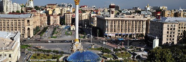 Plac, Majdan, Niepodległości, Ukraina, Kijów