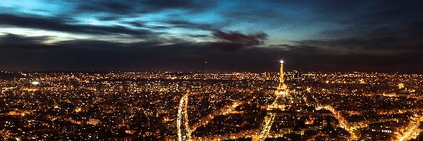 Paryż, Noc, Miasto