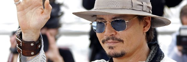 Mężczyzna, Johnny Depp, Aktor, Kapelusz, Okulary