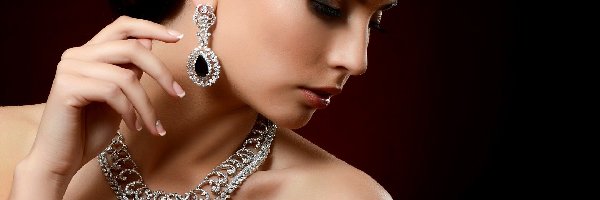 Biżuteria, Profil, Kobieta