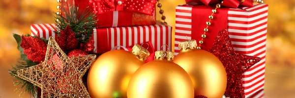 Bombki, Boże Narodzenie, Święta, Prezenty