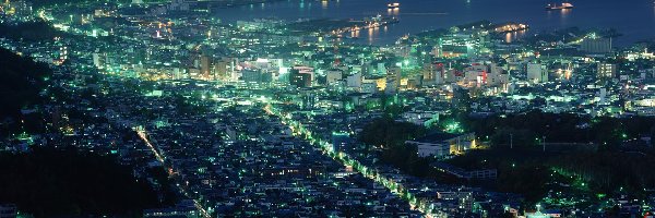 Hakodate, Noc, Miasto, Japonia