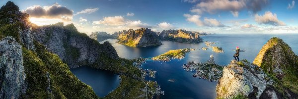 Norwegia, Góry, Morze, Wybrzeże