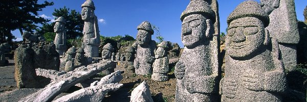 Harubang, Korea Południowa, Jeju, Posągi