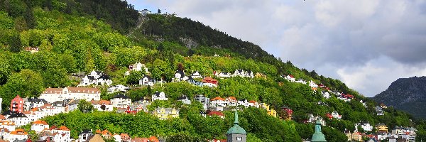 Miasta, Norwegia, Bergen, Panorama