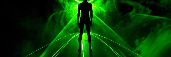 Zielone, Lasery, Człowiek