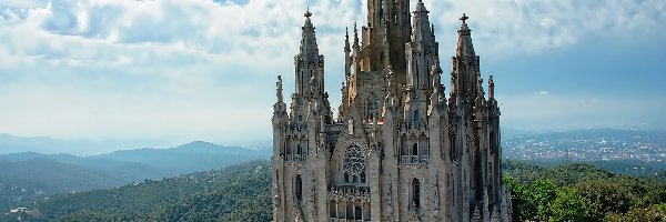 Kościół, Hiszpania, Barcelona, Sagrat Cor