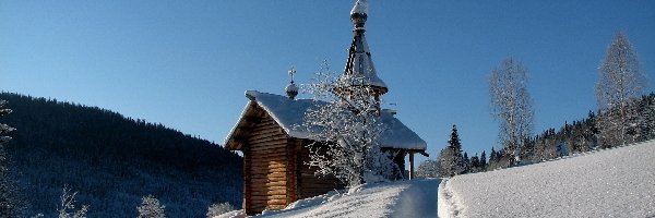 Kościółek, Zima