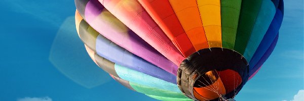 Balon, Lato, Niebo, Kolorowy