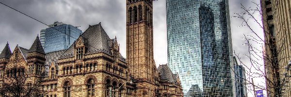 Szklany wieżowiec, Zdjęcie miasta, Toronto