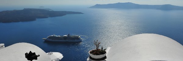 Statek, Santorini