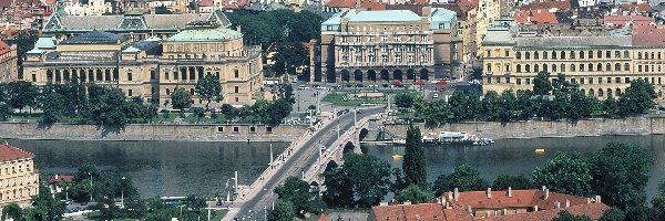 Miasta, Most Karola, Praga, Panorama