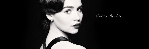 Aktorka, Czarno-Białe, Emilia Clarke, Kobieta