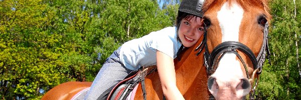 Koń, Dziewczynka