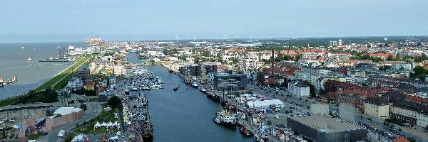 Bremerhaven, Miasta, Panorama
