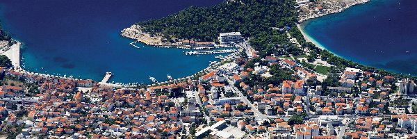 Panorama, Morze, Miasta, Chorwacja