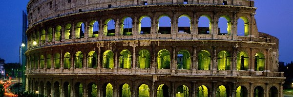 Oświetlenie, Rzym, Koloseum