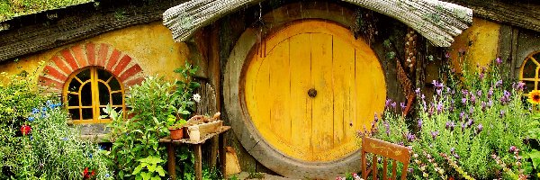 Nowa Zelandia, Ogródek, Domek Hobbit