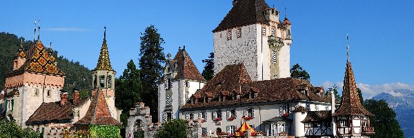 Szwajcaria, Oberhofen, Zamek