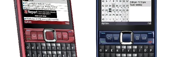 Czerwony, 3G, Niebieski, Nokia E63
