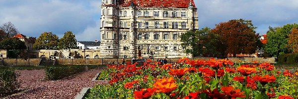 Pałac, Ogród, Gustrow, Niemcy