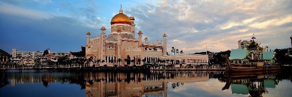 Meczet, Stolica, Bandar, Brunei, Sułtanat, Begawan, Seri