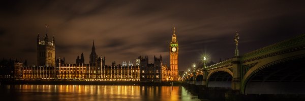 Nocą, Big Ben, Londyn
