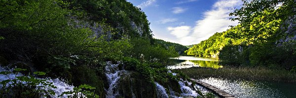 Park Narodowy Plitvice, Potok, Jeziora, Chorwacja