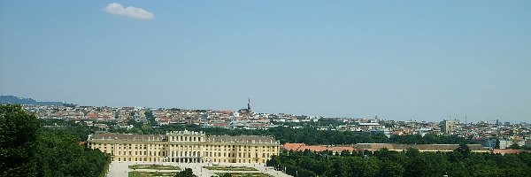 Wiednia, Dworek, Park Schönbrunn, Panorama