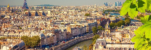 Paryż, Rzeka, Wieża Eiffla, Miasto