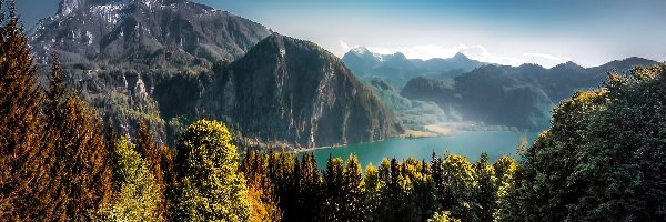 Góry, Lasy, Jezioro, Austria