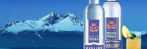 góry, drink, Vodka