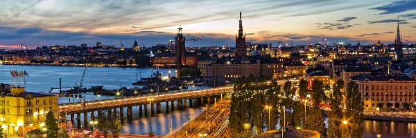 Wieczór, Sztokholm