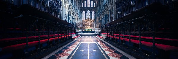 Ołtarz, Kościół Katedralny Świętej i Niepodzielnej Trójcy, Katedra, Nawa, Ely, Anglia