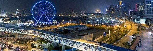 Hong Kong, Diabelski Młyn, Noc, Chiny