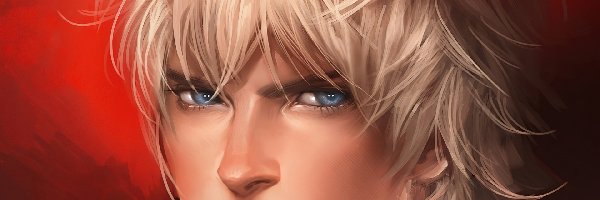 Oczy, Niebieskie, Mężczyzna