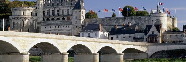 Francja, Rzeka, Most, Amboise, Zamek