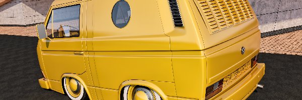 Volkswagen T3 Transporter, Żółty