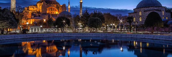 Turcja, Muzeum Hagia Sophia, Istambuł, Zabytek, Meczet