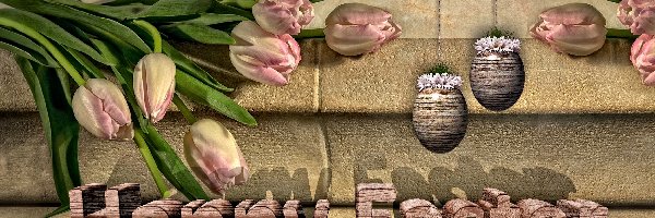 Wielkanoc, Pisanki, Tulipany
