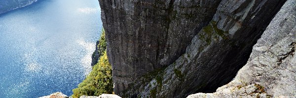 Norwegia, Klif Preikestolen, Fiord Lysefjorden