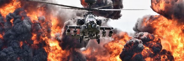 Wybuch, Ogień, Dym, Śmigłowiec szturmowy Bell AH-1 Cobra