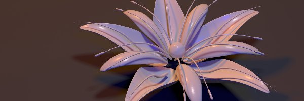 Kwiat, Grafika 3D