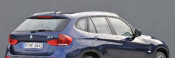 BMW X1, 4x4, Napęd, Niebieskie