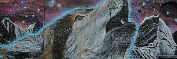 Street art, Mural, Wilk
