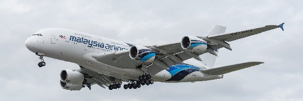 Airbus A380, Malaysia Airlines, Linie lotnicze, Samolot pasażerski