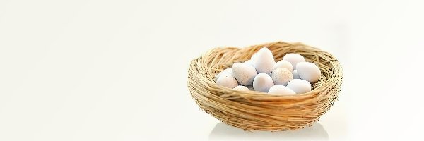 koszyk z jajeczkami, Wielkanoc
